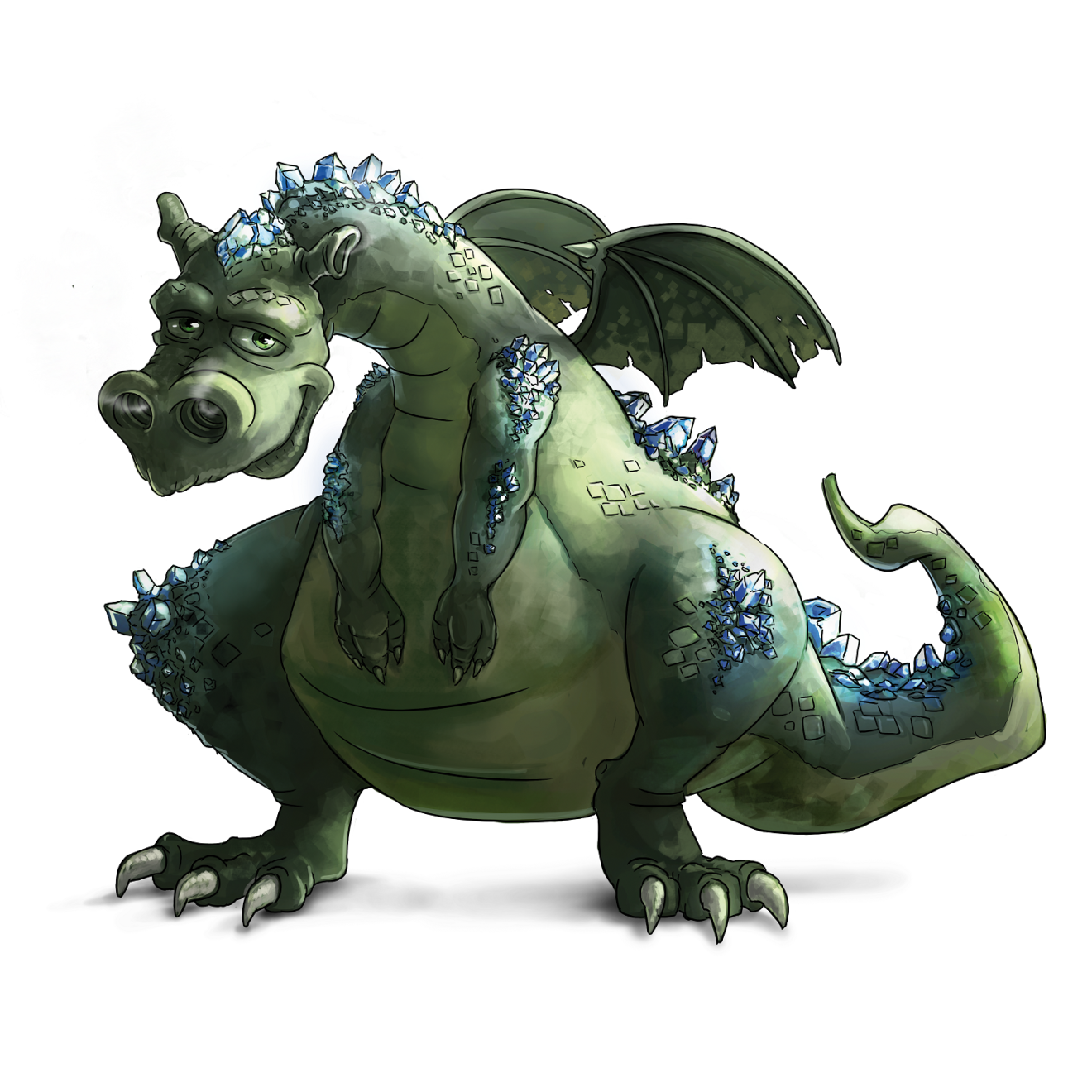 Personnage " Le Dragon endormi" de l'application "Les légendes du Tarn