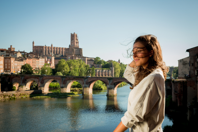 vue sur la cité épiscopale d'albi